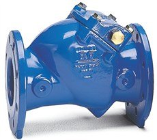 Клапан AVK 4161 обратный поворотный c эластичным запиранием, без хвостовика